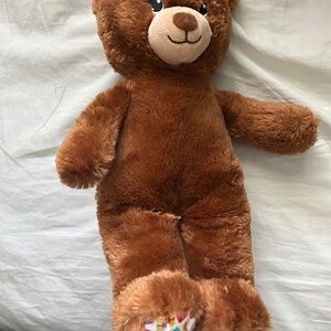 Build-A-Bear Fluffy Brown Teddy bear Plush Happy Birthday from 2024